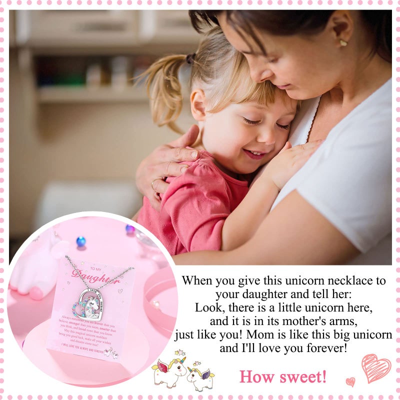 UPROMI Gifts for Daughter from Mom Valentines Birthday Gifts for Daughter Necklace - Image 2