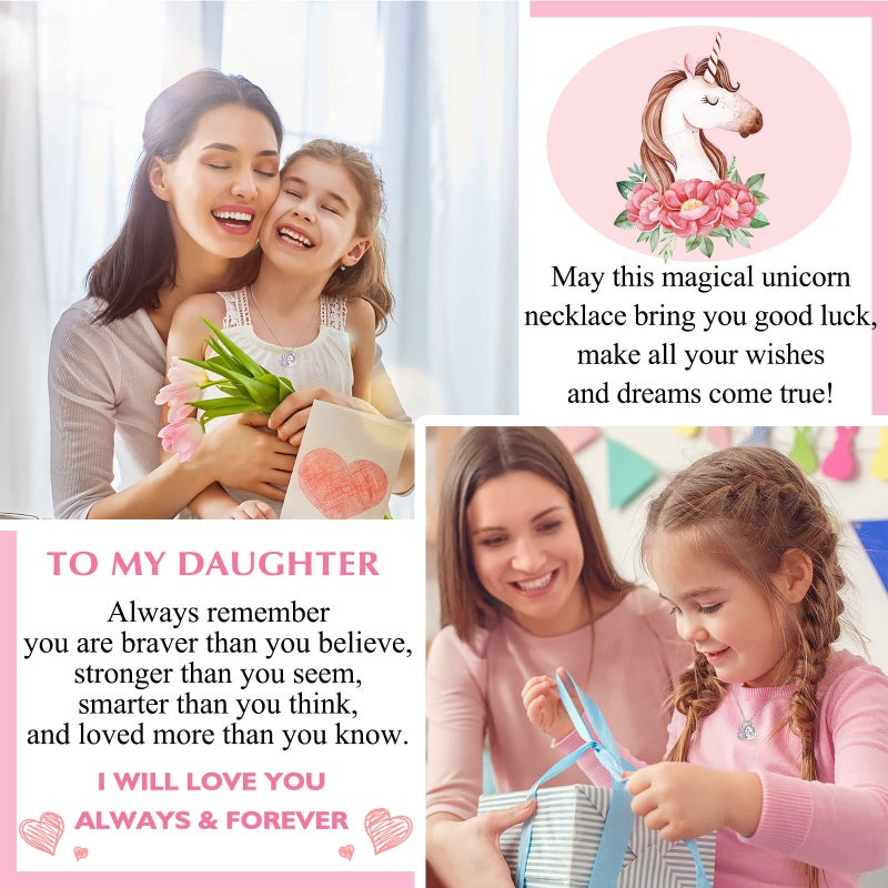 UPROMI Gifts for Daughter from Mom Valentines Birthday Gifts for Daughter Necklace - Image 3