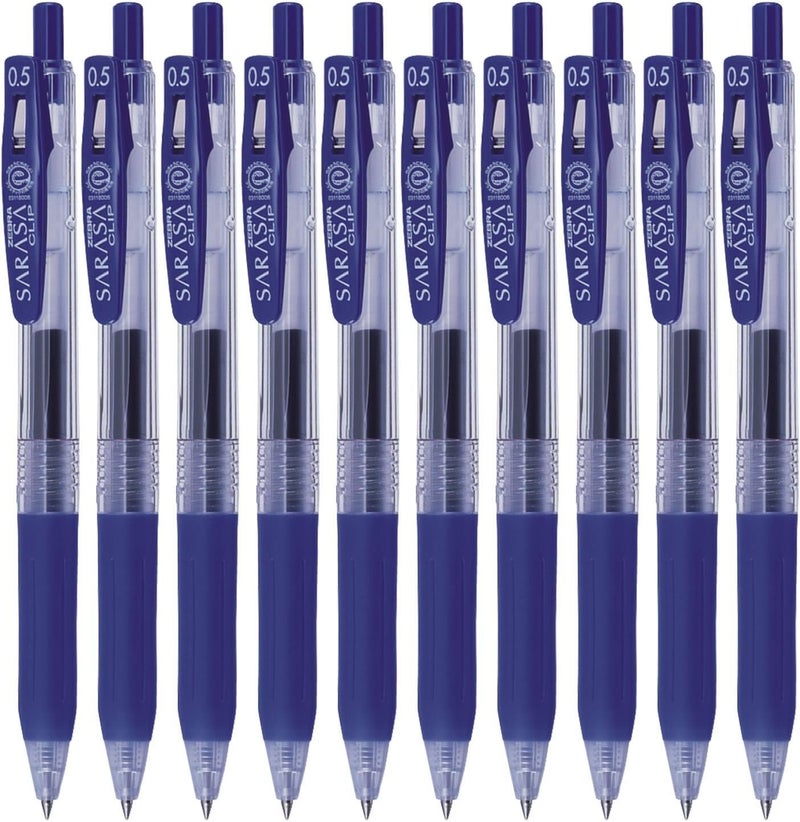 Zebra Technologies Zebra Sarasa Clip Pen 0.5 mm, Blue (JJ15-BL) - Image 2