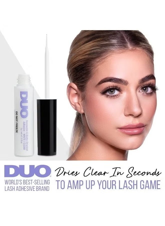 DUO Clear Lash Adhesive Rose Water– Strong Hold, Fast‑Drying, Invisible Finish 5 gm - Image 1