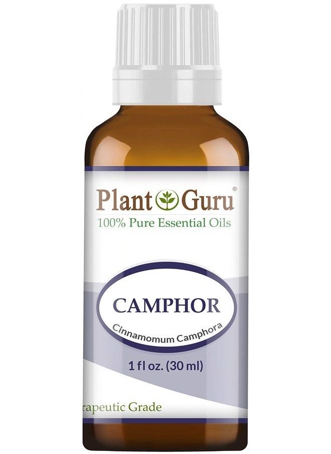 Plant Guru Camphor Essential Oil 1 oz / 30 ml 100% Pure Undiluted Therapeutic Grade. for Skin, Body, Hair Growth and Aromatherapy Diffuser.  - Image 1