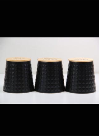 Plain black wooden