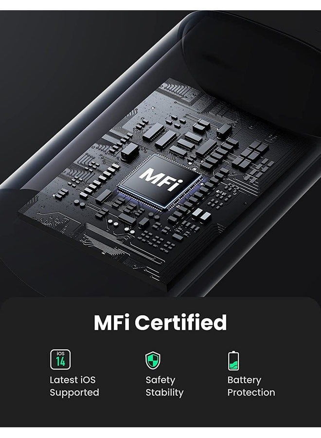 Captaintech 2-Pack 60W USB-C to USB-C Fast Charging Cables (2M/6.6ft) - 3A PD Power Delivery Compatible with iPhone 15, MacBook, iPad Pro, Samsung Galaxy S21/S20/S10/S9/S8 u0026 More - Image 2