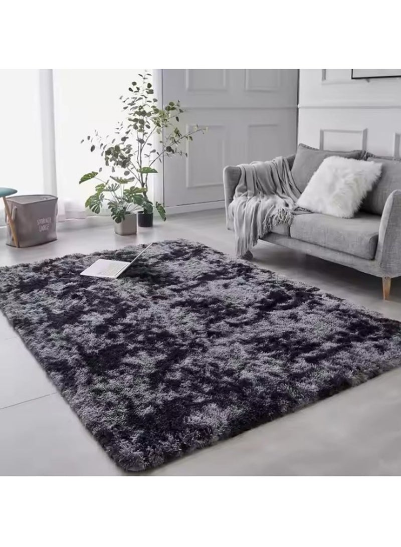 MONOGUE Super Soft Tie Dye Plush Area Rug Fluffy Shaggy Non-Slip Carpet for Bedroom Living Room - Image 3