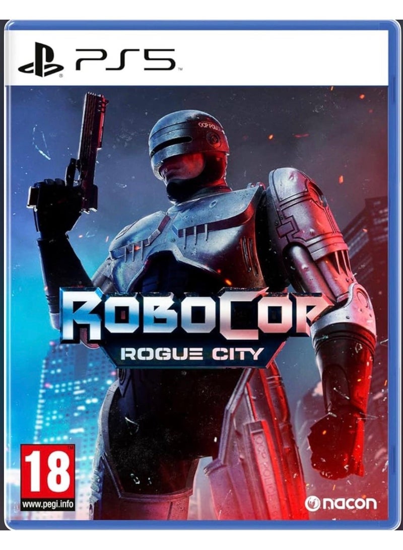 بلاي ستيشن روبوكوب: مدينة الخارجين عن القانون لجهاز بلايستيشن 5 (PS5) | لعبة تصويب من منظور الشخص الأول قائمة على القصة | تجربة أكشن روبوكوب الأيقونية | النسخة العالمية | تصنيف PEGI 18 - Image 1