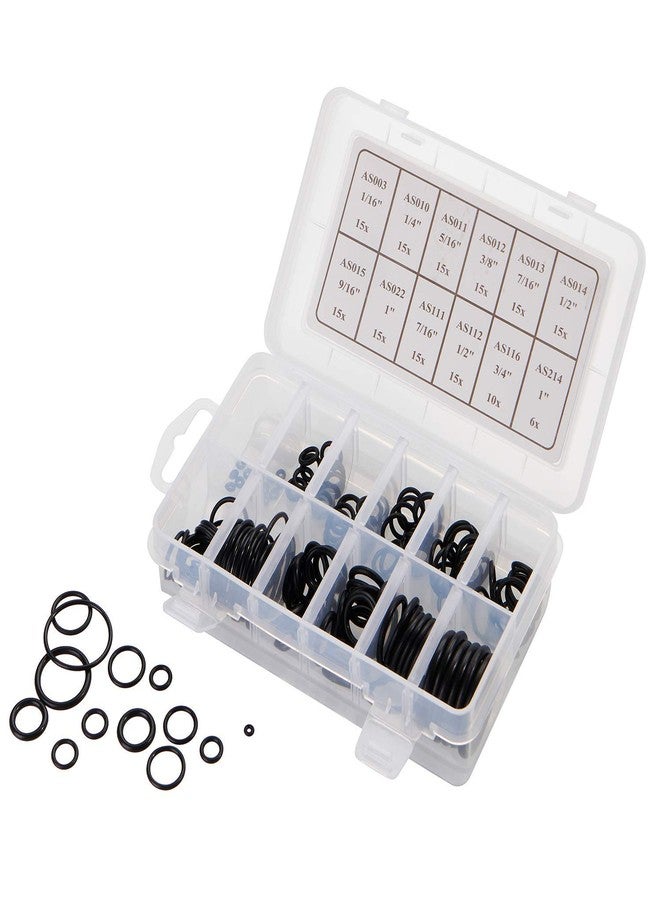 BUSY-CORNER 166 Pieces Scuba O-Ring Kit 12 Sizes Scuba Diving Rubber Orings, for Dive Hoses Ring Diving Dive Gear Equipment Scuba Tanks FKM90 - Image 5