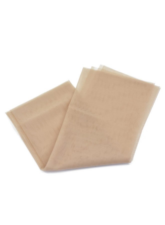 YTBYT 1/2 Yard Swiss Lace Net For Making Lace Wig Closure Caps Toupee And Frontals Foundation Wig Accessories (Beige)  - Image 1