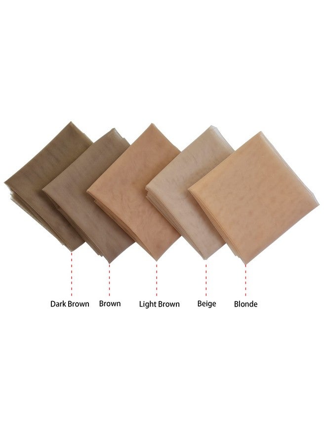 YTBYT 1/2 Yard Swiss Lace Net For Making Lace Wig Closure Caps Toupee And Frontals Foundation Wig Accessories (Beige)  - Image 5