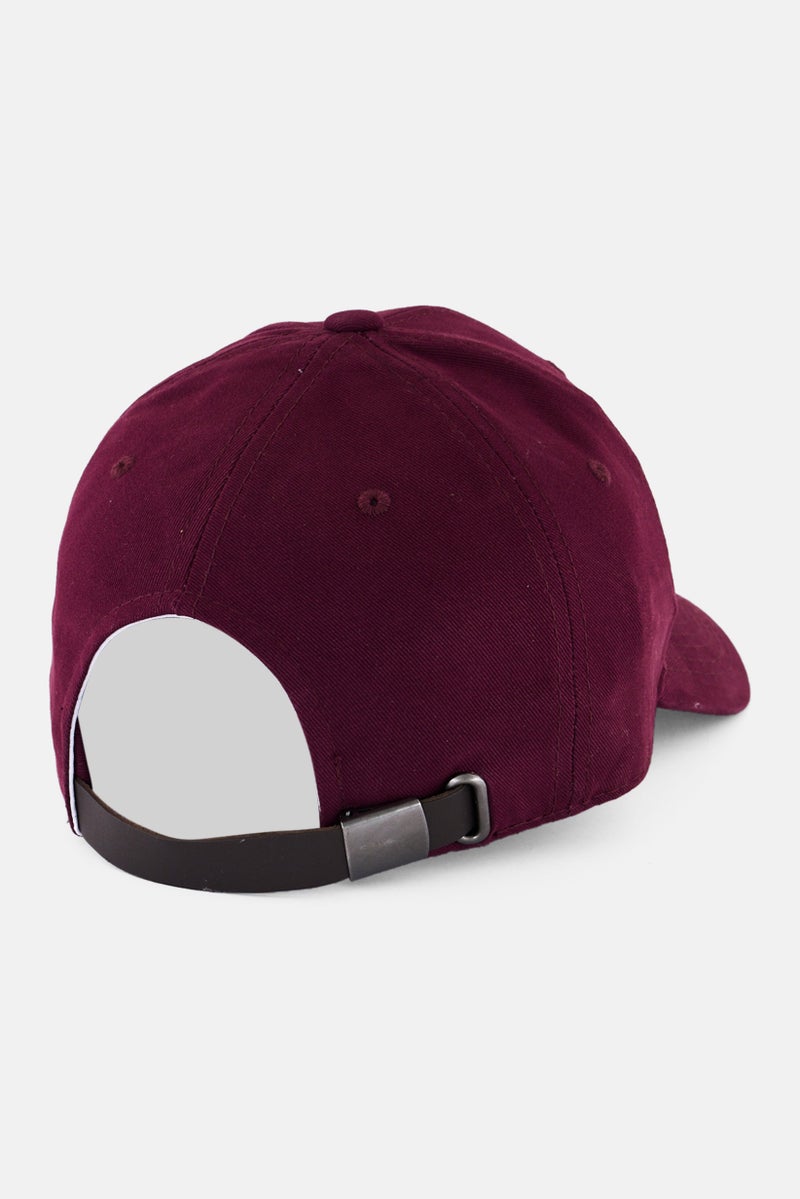 Champion Men Embroidered Logo Cap, Maroon  - Image 2
