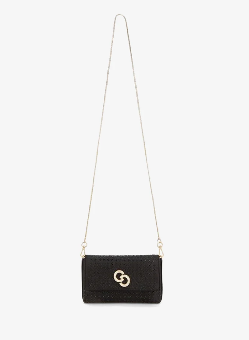 Celeste Embellished Crossbody Bag with Chain Strap