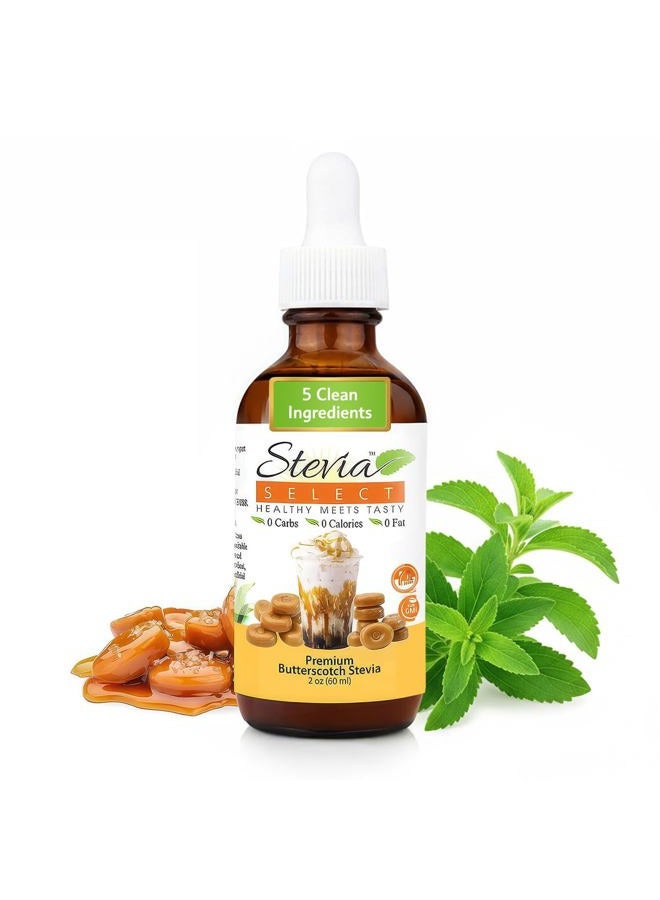 Stevia Select مستخلص سائل ستيفيا بالكراميل - محلي سائل خالي من السعرات الحرارية - مستخلص ستيفيا سائل طبيعي بالكامل - محلي سائل ستيفيا نقي - محلي سي - Image 1