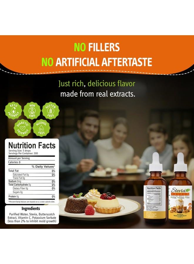 Stevia Select مستخلص سائل ستيفيا بالكراميل - محلي سائل خالي من السعرات الحرارية - مستخلص ستيفيا سائل طبيعي بالكامل - محلي سائل ستيفيا نقي - محلي سي - Image 2