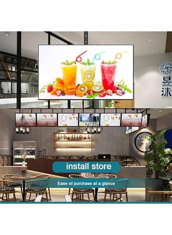 Adjustable Ceiling & Wall TV Mount Bracket for 32" to 55" LCD/LED TVs – Tilt, Swivel & Telescoping Height – Supports up to 50 kg – VESA 400x400 mm – Black - Image 2