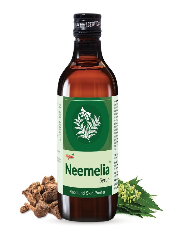 Mpil Neemelia skin care Syrup | Pure Herbs for Skin Wellness | Blood Purifier | 100% Pure & Natural | Helps to Promote Glowy & Shiny Skin | Remove Imuprities | 200ml (Pack of 1) - Image 1