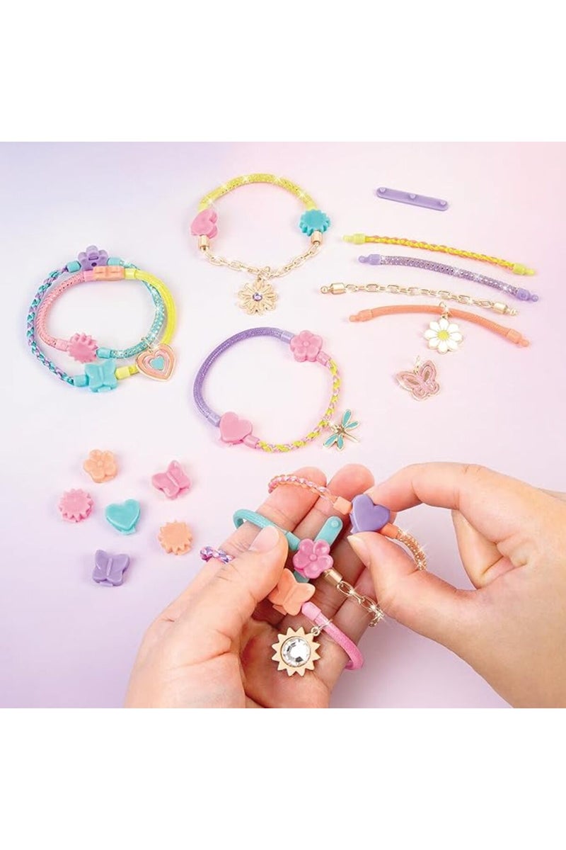 Make It Real Linked Looks DIY Bracelet Kit – 48-Piece Jewelry Set for Kids (Ages 8+) - Image 1