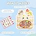 Joyreal Hide and Seek Busy Bag 3 Pack Seek and Find Hidden Object Game Sensory Hidden Object Search Problem Solving Travel Game for Kids 3 Including Alphabet Food Fish Animal - Image 2