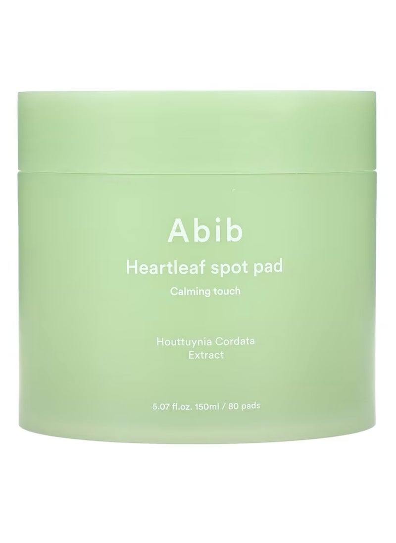 abib Heartleaf Spot Pad Calming Touch 80 pcs 5.07 fl.oz. 150 ml 80 pads  - Image 1