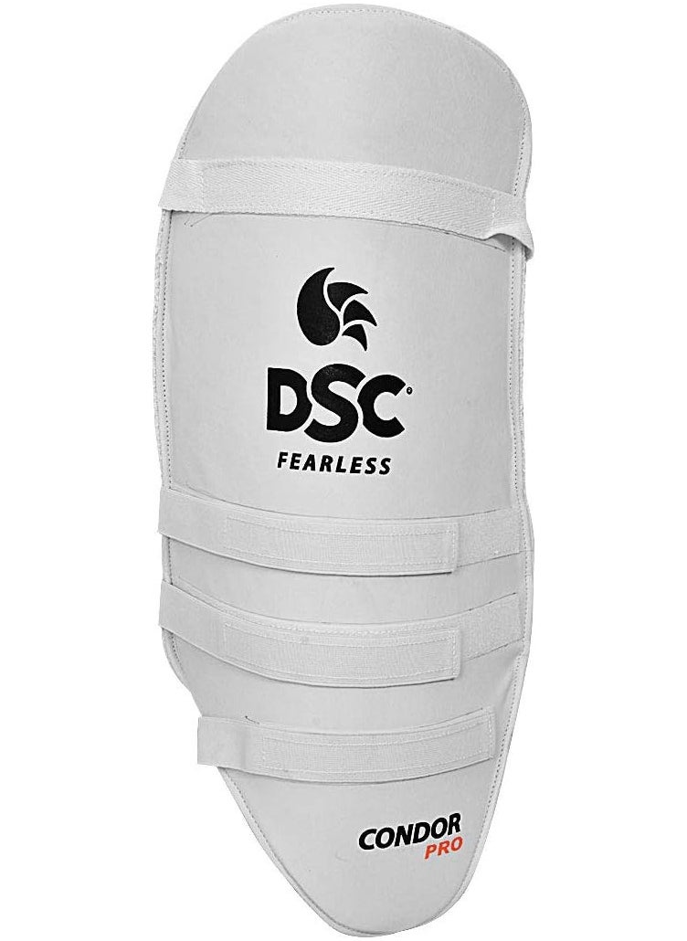 DSC Condor Pro Long Cricket Thigh Pad | Size: Mens | For Men & Boys | Highly Comfortable And Perfect Fit | Material: Pvc | High-Density Foam Inside  - Image 1