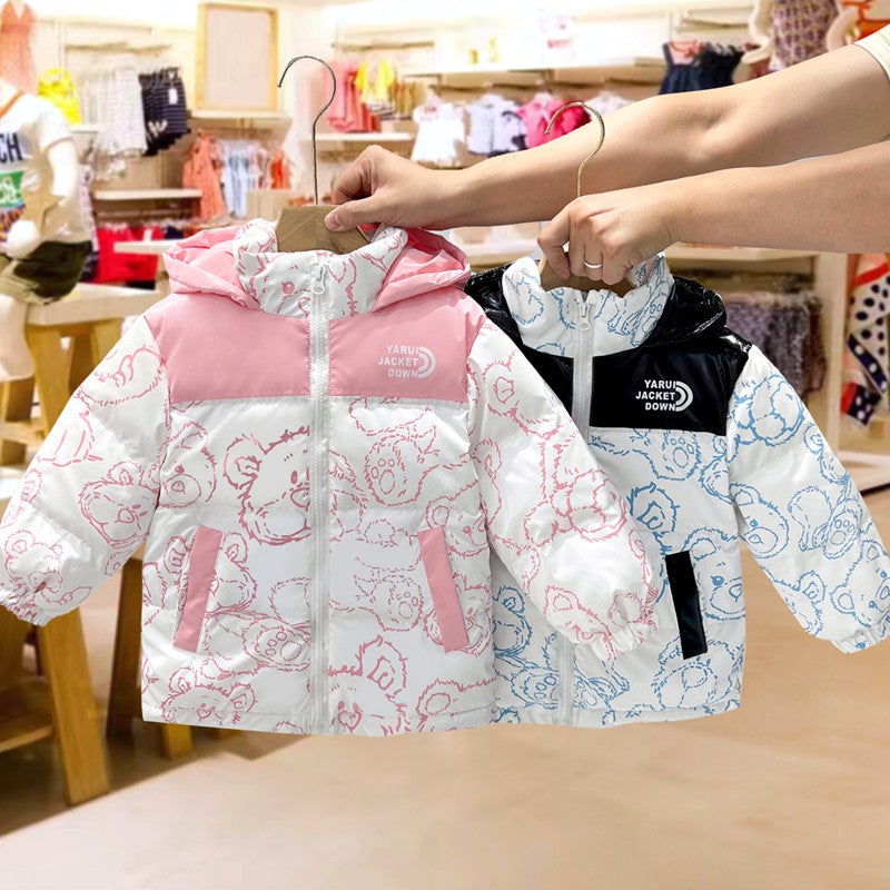 No-Wash Children'S Down Jacket, Thickened Version For Older Children, Korean Style Winter Coat For Boys And Girls - Image 2