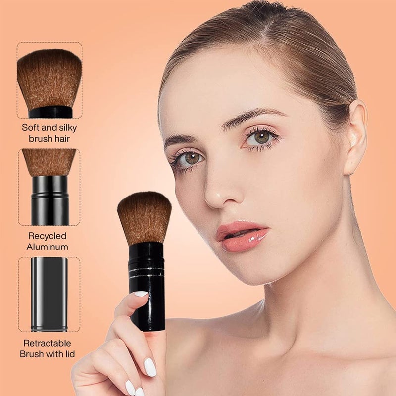 Tandem Foundation Brush Premium Synthetic Makeup Brushes for Liquid CreamBlending MineralPowderBuffing StipplingEasy to Clean 10 x 3 - Image 4