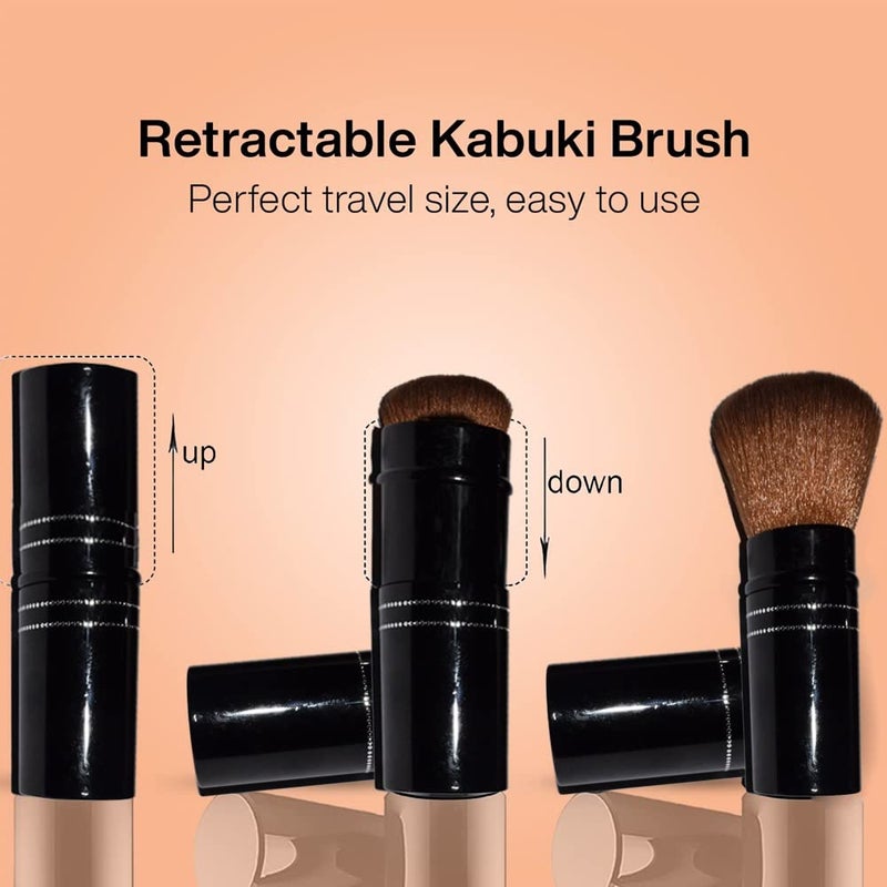 Tandem Foundation Brush Premium Synthetic Makeup Brushes for Liquid CreamBlending MineralPowderBuffing StipplingEasy to Clean 10 x 3 - Image 5