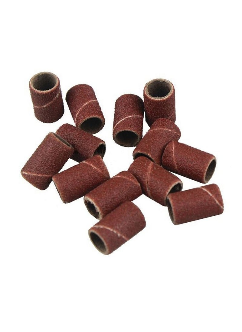 brunson 100pcs/pack Sanding Bands Nail Power Electric Drill Accessories Bits Sand cloth Refillable Sleeves Replacement  - Image 1