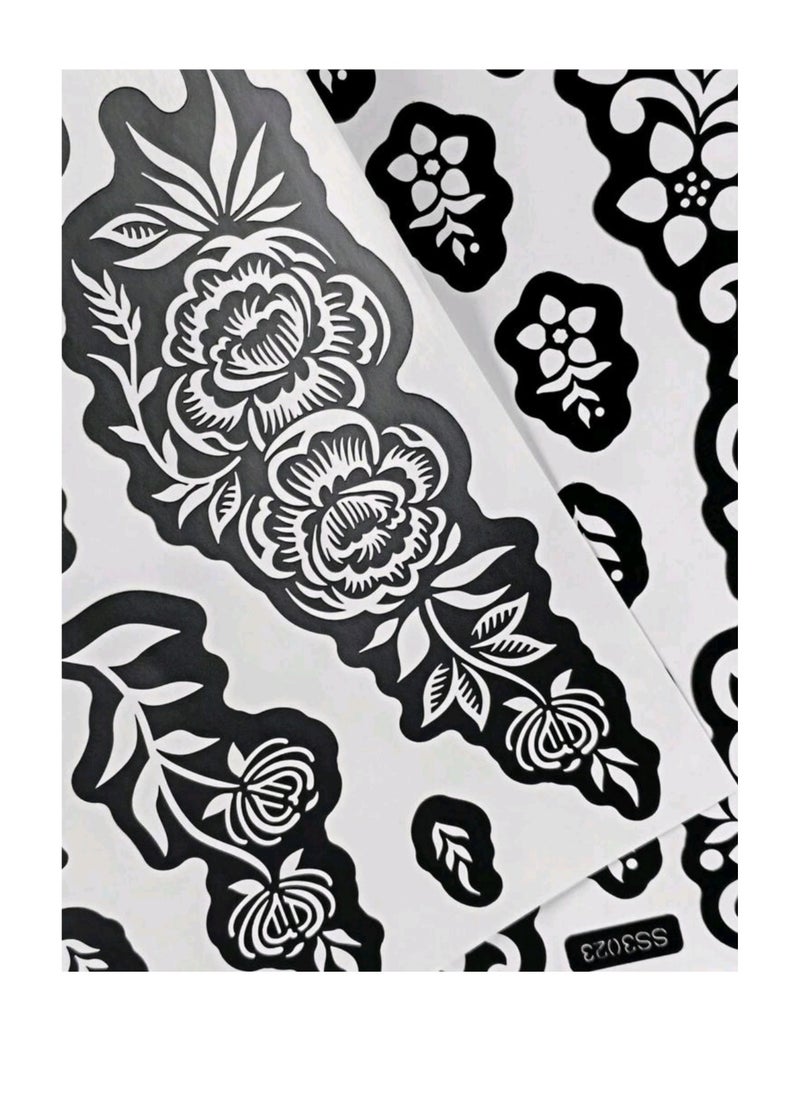 2pcs/set Hand Flower Henna Hollow Out Template Stickers - pzsku/Z1005C5BDB3C85897D5DBZ/45/_/1729702421/37803caa-a302-47bc-a6f7-955a054cf922