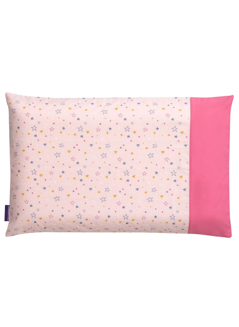 Clevamama ClevaFoam Pram Pillow Case - Pink - Image 1