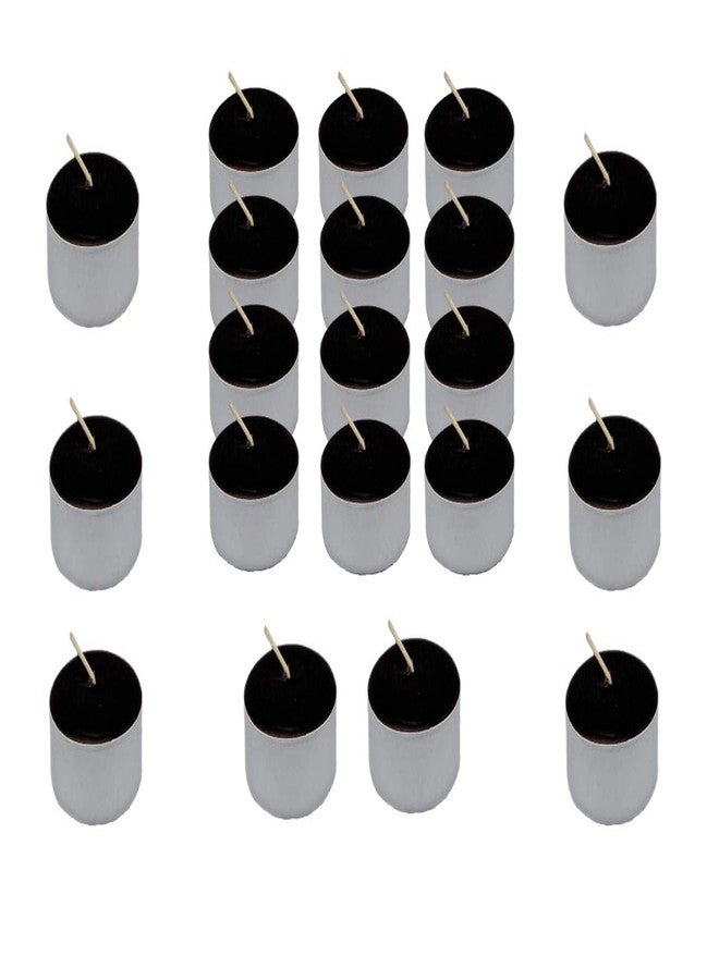 atorakushon® Smokeless Scented 40 Black Tealight t-lite Floating Candle Decorate Diwali Party - Image 2