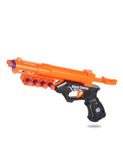 Little Story Little Story Kids Manual Bullet Gun wt 10pcs Soft Bullets - Orange  - Image 4