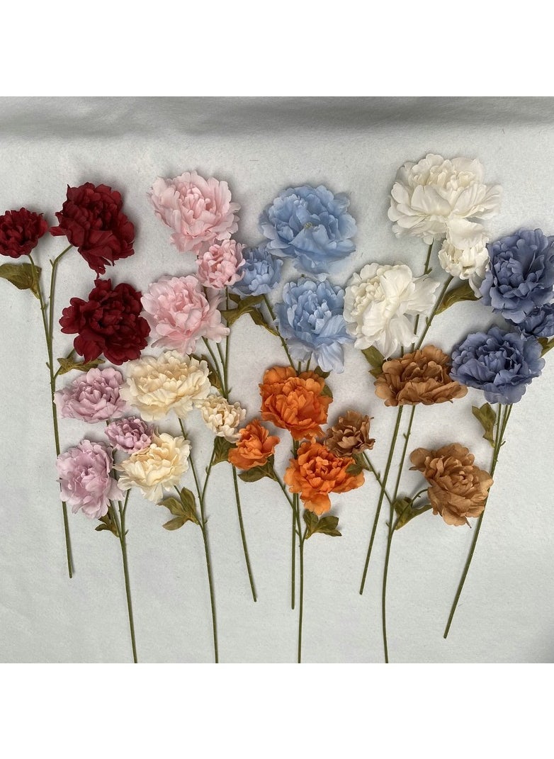 KUYING - 5 Simulated Peonies For Home Decoration - Image 1