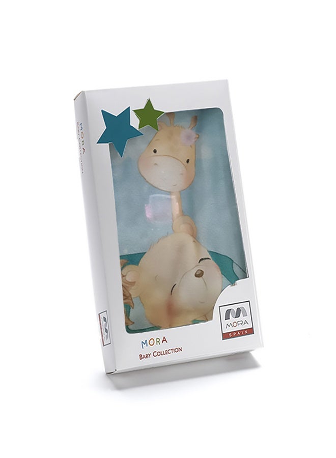 مورا سباين بطانية مورا حديث الولادة - الموديل: لامبي k98/05 - الحجم: 80*110 سم. - Image 2