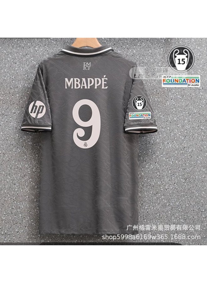 24-25 Real Madrid Away Game#9 Mbappe Champions League Armband Football Jersey - Image 1