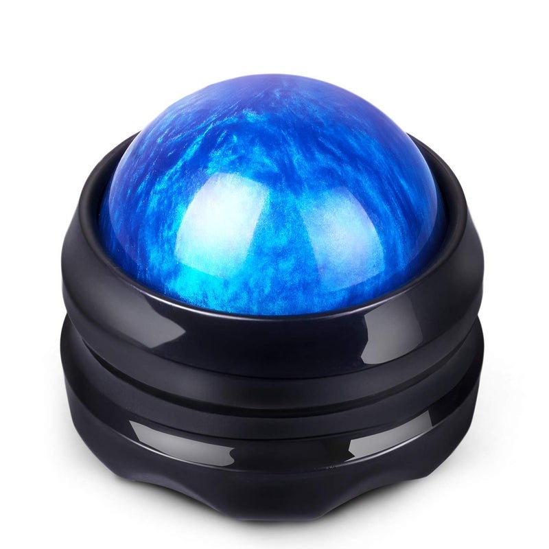Solacium Manual Massage Roller Ball Massager and Therapy Tool for Sore Muscles Shoulders Arms Neck Back Feet Body Deep Tissue Stiffness Joint Pain Stress Relief