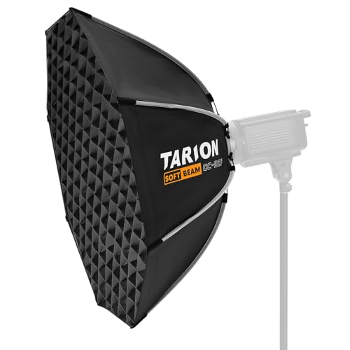 TARION Quick Release Octagonal Softbox - Bowens Mount Softbox with Diffusers/Honeycomb Grid/Carrying Bag for Live Streaming, Photography, Videography (Octagonal 35.4"/90cm) - Image 1