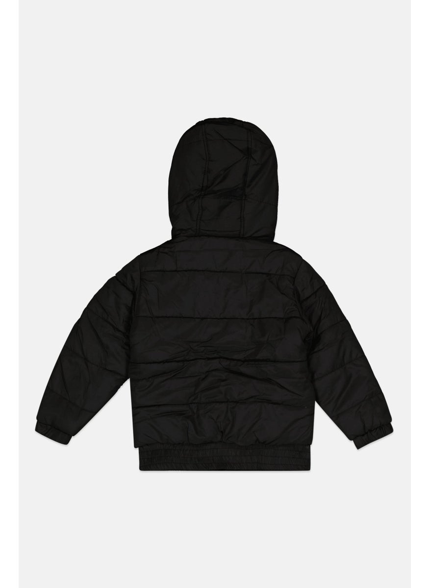 Limited Too - Toddler Girl Quilted Puffer Jacket, Black - Image 1