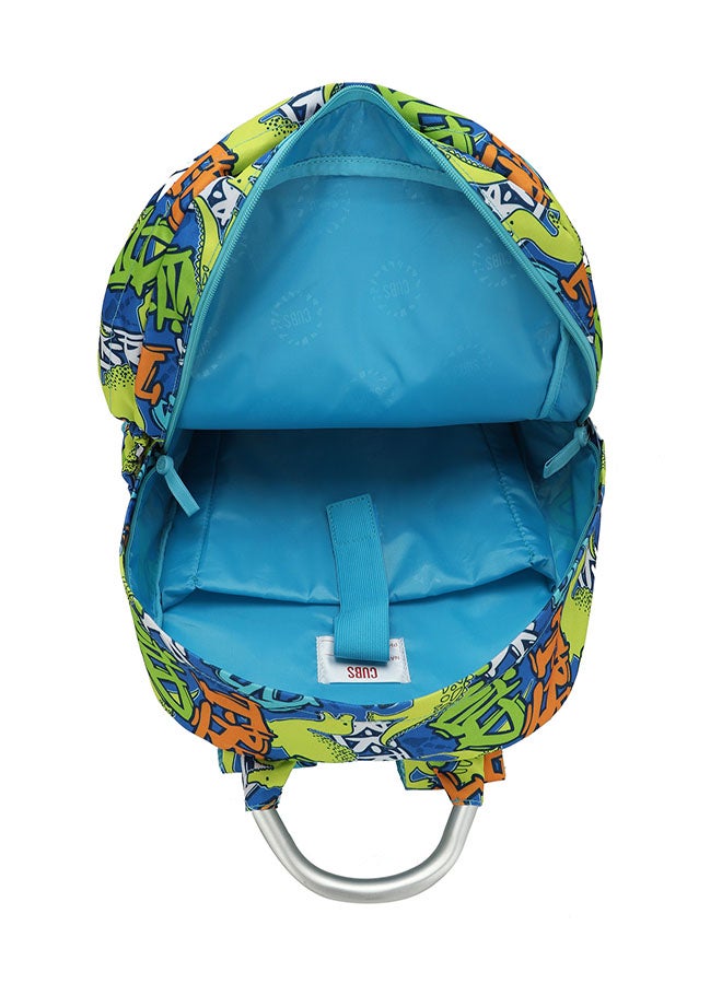 CUBS Dinosaur Print Waterproof Kids 36L Backpack with zip closure Ideal for 8-15 years age group, Compatible with 15" Laptop - Image 4