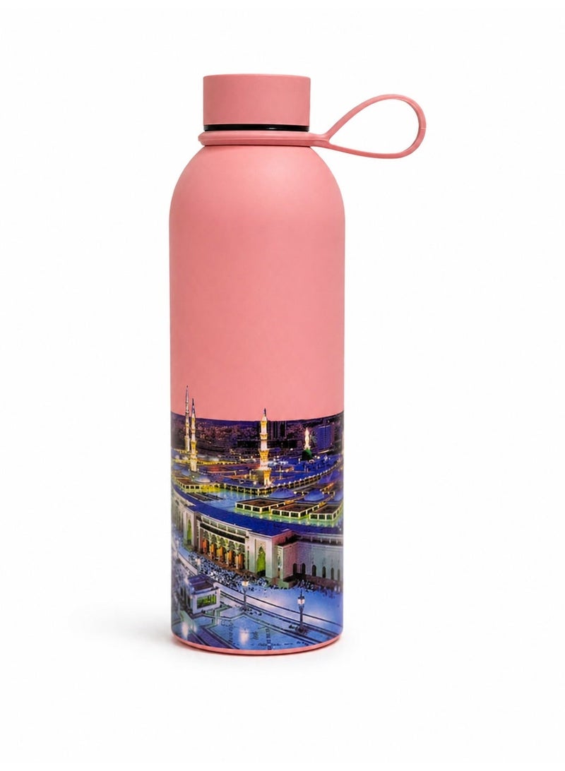 Islamic Design Water Bottle | Reusable Leakproof Drinking Bottle | Lightweight Portable Travel Bottle | Durable BPA-Free Water Flask for School, Office, Gym & Outdoor Use - Image 5