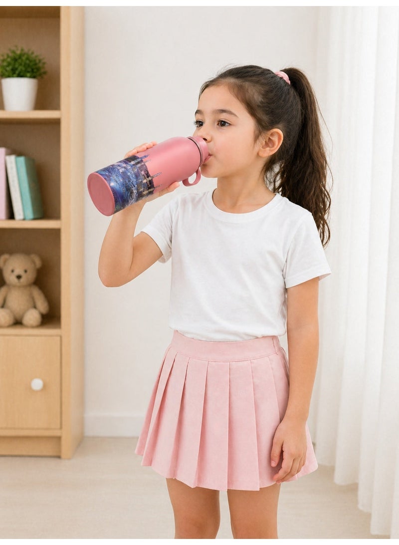 Islamic Design Water Bottle | Reusable Leakproof Drinking Bottle | Lightweight Portable Travel Bottle | Durable BPA-Free Water Flask for School, Office, Gym & Outdoor Use - Image 4