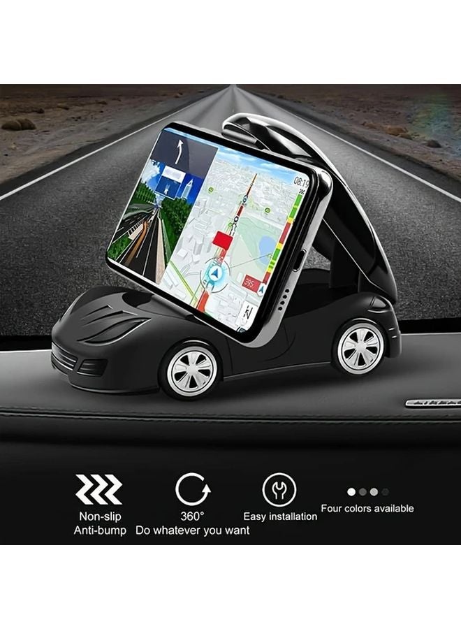 2025 حامل هاتف عالمي لللوحة القابلة للطي قابل للتدوير 360 درجة حامل سيارة أصفر - Image 5
