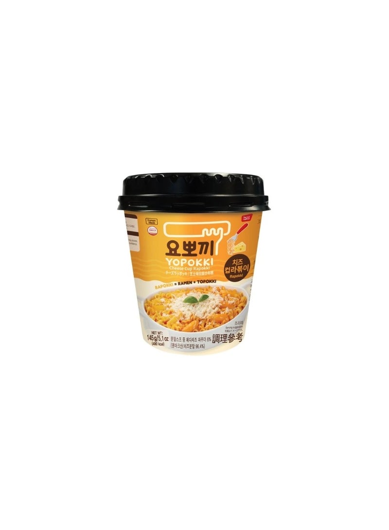YOPOKKI Young Poong Yopokki Instant Cup Rapokki - Cheese Flavour 145g - Image 1