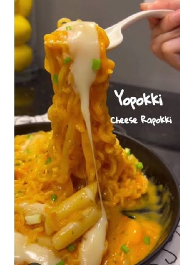 YOPOKKI Young Poong Yopokki Instant Cup Rapokki - Cheese Flavour 145g - Image 3