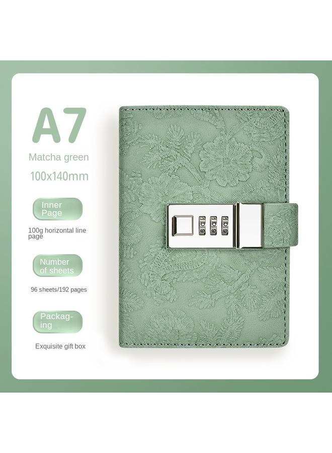 Bluejw Cross-border Wholesale Gift Password Book Couple With Lock Diary South Korea Creative Hand Account Book Student Notepad Stationery - Image 1