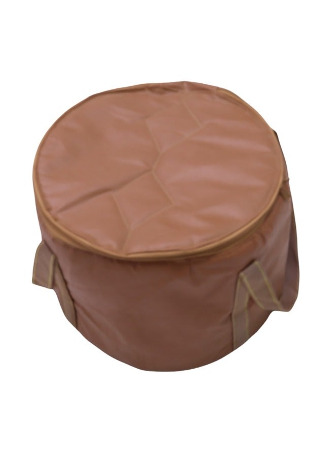 SMART HOME Round Design Camping Travel Duffel Bag, Zipper Picnic Bag, Large Size 45*45*40cm Thai Cloth - Image 3
