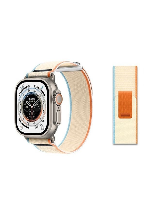 Beauenty - Nylon Braided Band Compatible for Apple Watch 44mm 45mm 49mm, Adjustable Breathable Stretchy Strap Wristband, Sport Trail Loop Strap - Image 1