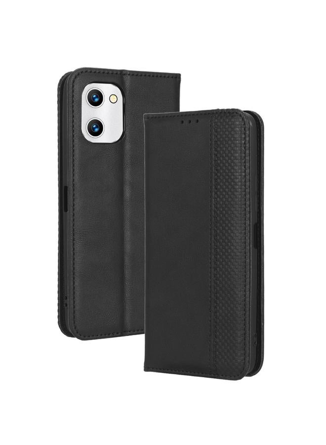 إيروريكس جراب هاتف Umidigi G1 مصنوع من الجلد بمشبك مغناطيسي بتصميم كلاسيكي - Image 2