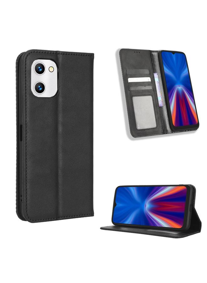 إيروريكس جراب هاتف Umidigi G1 مصنوع من الجلد بمشبك مغناطيسي بتصميم كلاسيكي - Image 1