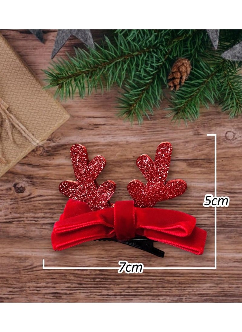 AIWANTO Red Hair Clip Girls Women  - Image 3