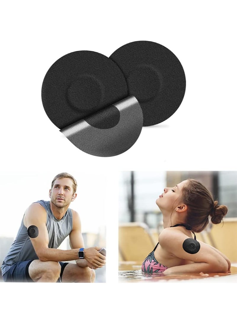 Fixic Freestyle Adhesive Patch 30 PCS – Good for Libre – Enlite – Guardian – NO Glue in The Center of The Patch – Pre-Cut Back Paper – Long Fixation for Your Sensor!(black) - Image 4