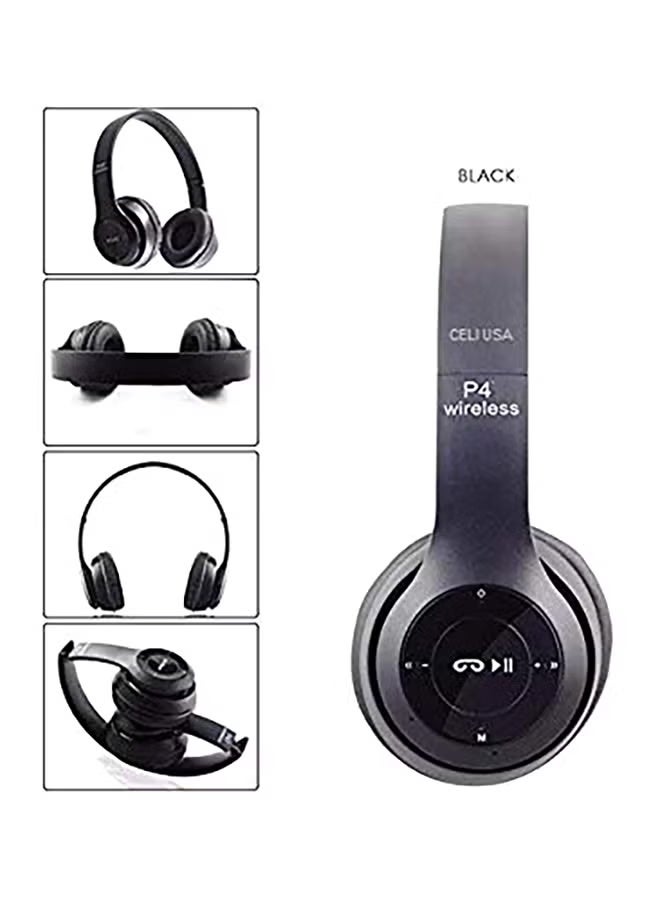 سماعة رأس ستيريو بلوتوث ACCH-On-Ear سوداء - Image 5